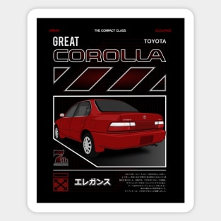 great corolla Sticker